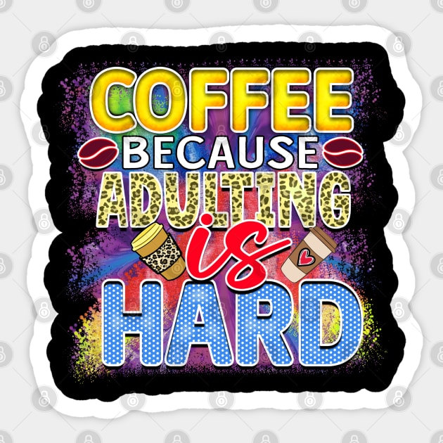 Coffee First: Fuel for the Daily Grind Sticker by Steve